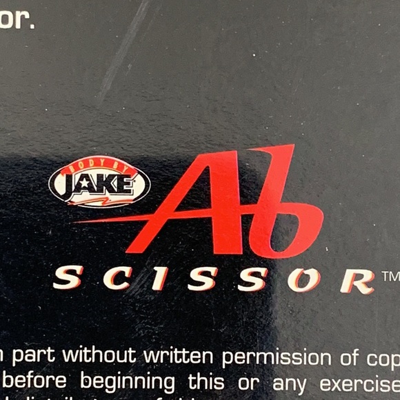 Cut The Fat Program: Video Guide (VHS, 2003) Body By Jake Ab Scissor New - Picture 9 of 10